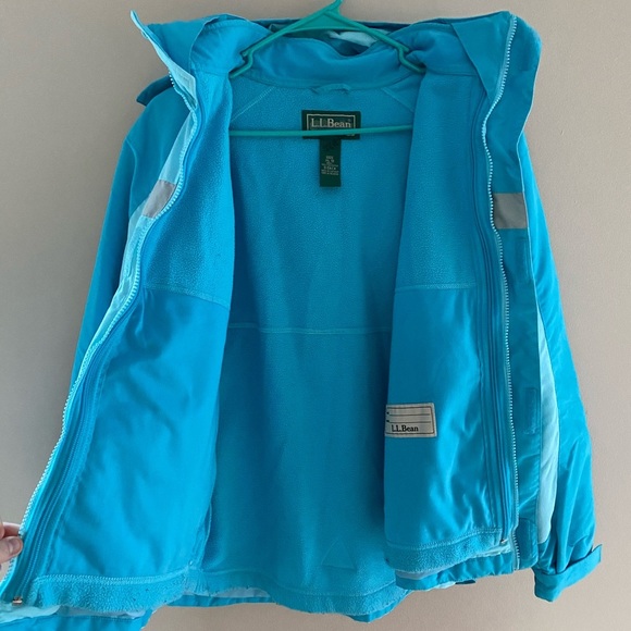 SOLD Kids LLBean winter jacket, light blue, size 18 - Picture 2 of 6